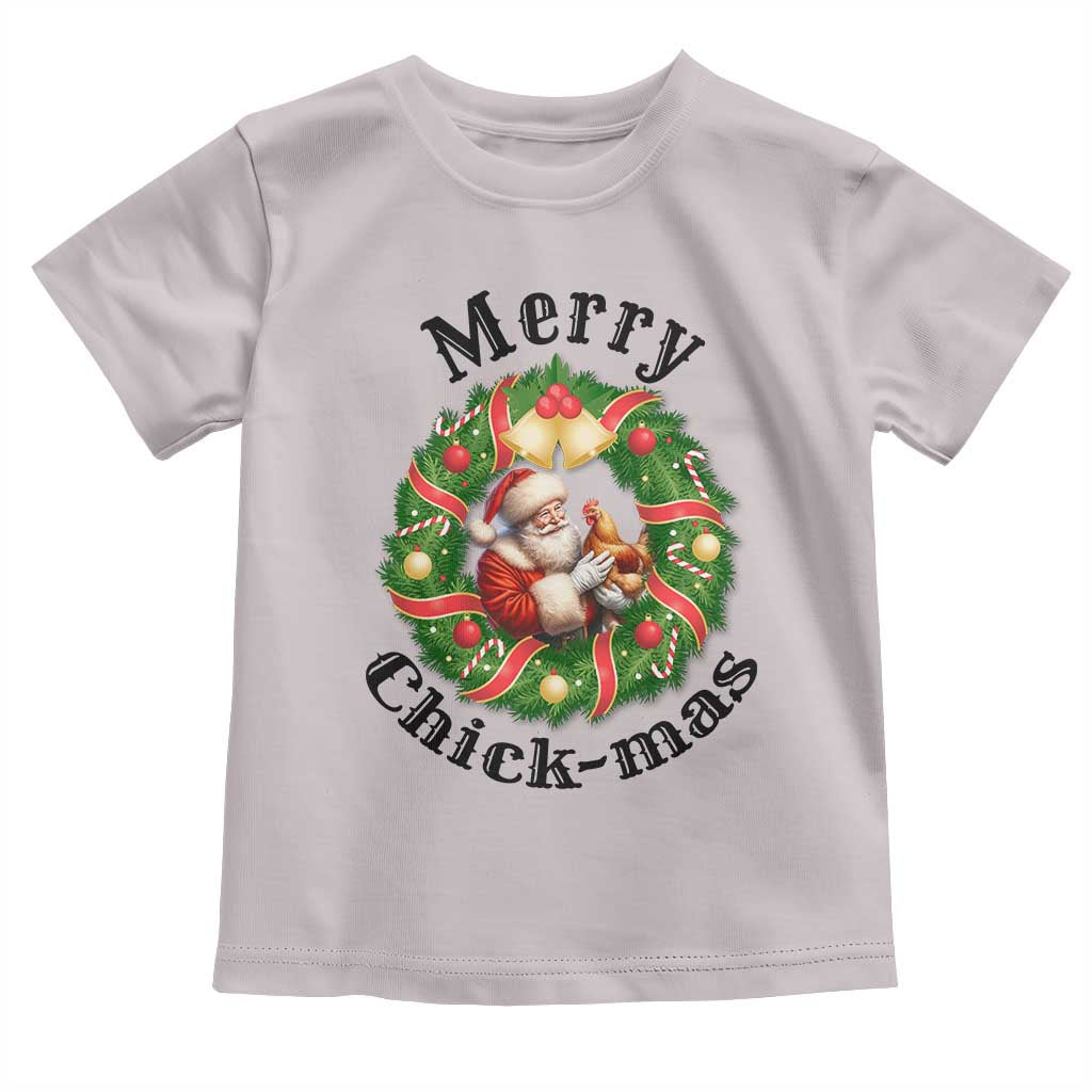 Funny Christmas Chicken Lovers Toddler T Shirt Merry Chickmas Santa Gift - Wonder Print Shop