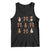 Cute Christmas Chicken With Xmas Coquette Bow Tank Top - Wonder Print Shop