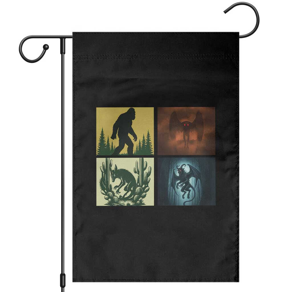 Mothman Bigfoot Chupacabra Jersey Devil Garden Flag Cryptid Legends Gift - Wonder Print Shop