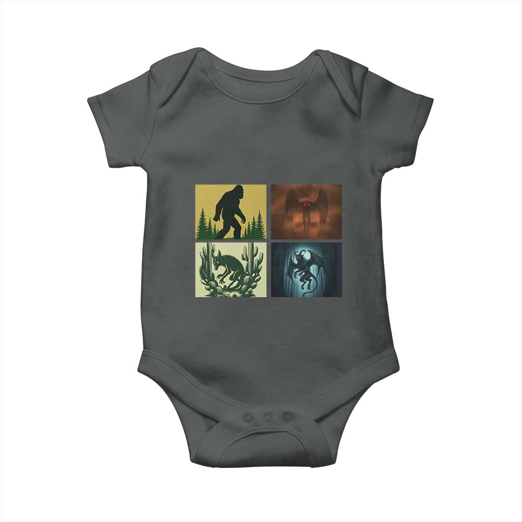 Mothman Bigfoot Chupacabra Jersey Devil Baby Onesie Cryptid Legends Gift - Wonder Print Shop