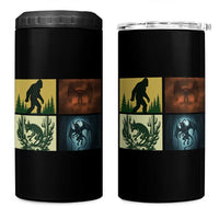 Mothman Bigfoot Chupacabra Jersey Devil 4 in 1 Can Cooler Tumbler Cryptid Legends Gift