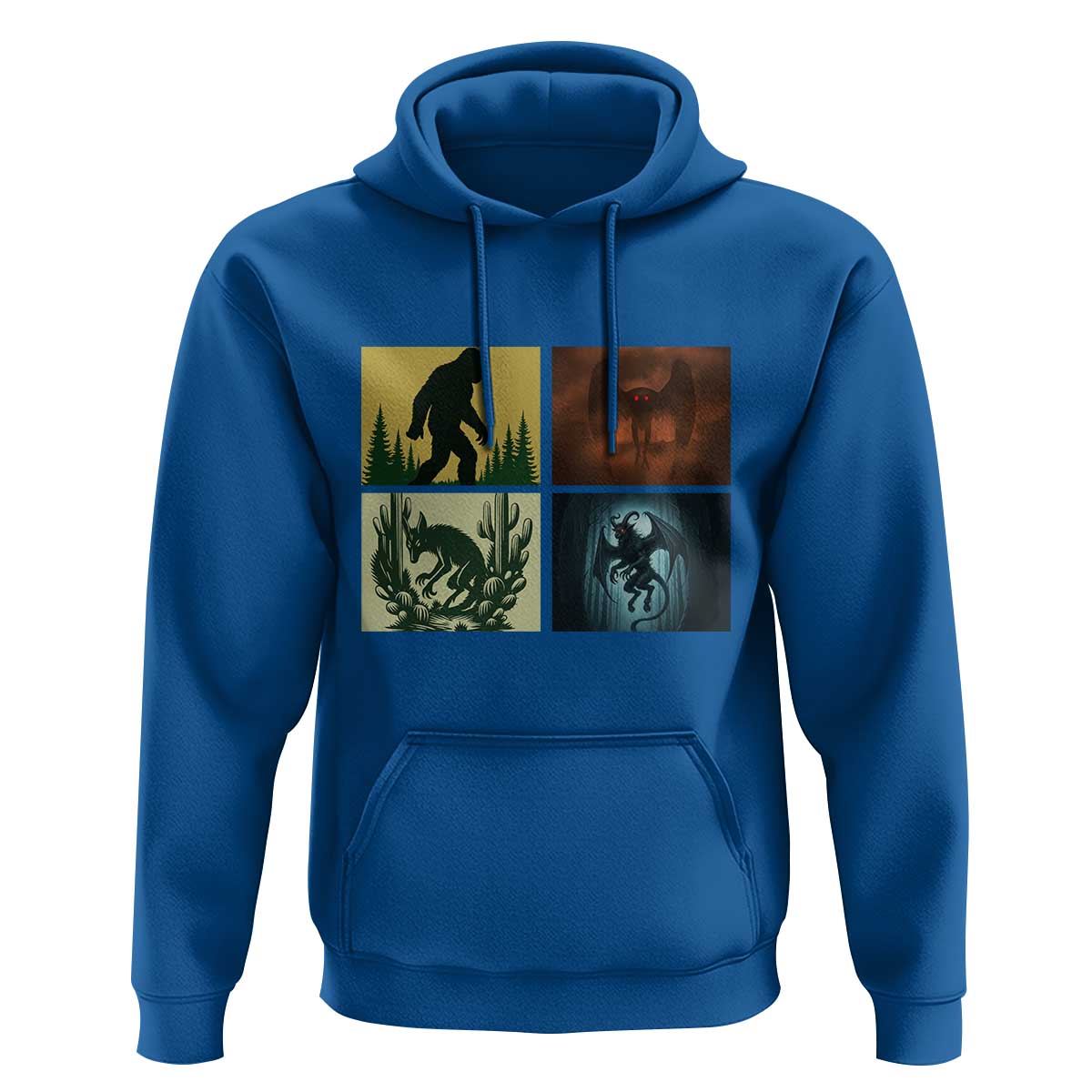 Mothman Bigfoot Chupacabra Jersey Devil Hoodie Cryptid Legends Gift - Wonder Print Shop