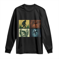 Mothman Bigfoot Chupacabra Jersey Devil Long Sleeve Shirt Cryptid Legends Gift - Wonder Print Shop