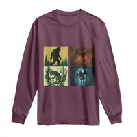Mothman Bigfoot Chupacabra Jersey Devil Long Sleeve Shirt Cryptid Legends Gift - Wonder Print Shop