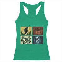 Mothman Bigfoot Chupacabra Jersey Devil Racerback Tank Top Cryptid Legends Gift - Wonder Print Shop