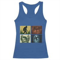 Mothman Bigfoot Chupacabra Jersey Devil Racerback Tank Top Cryptid Legends Gift - Wonder Print Shop