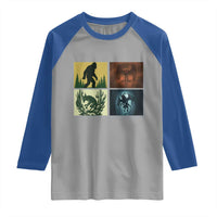 Mothman Bigfoot Chupacabra Jersey Devil Raglan Shirt Cryptid Legends Gift - Wonder Print Shop