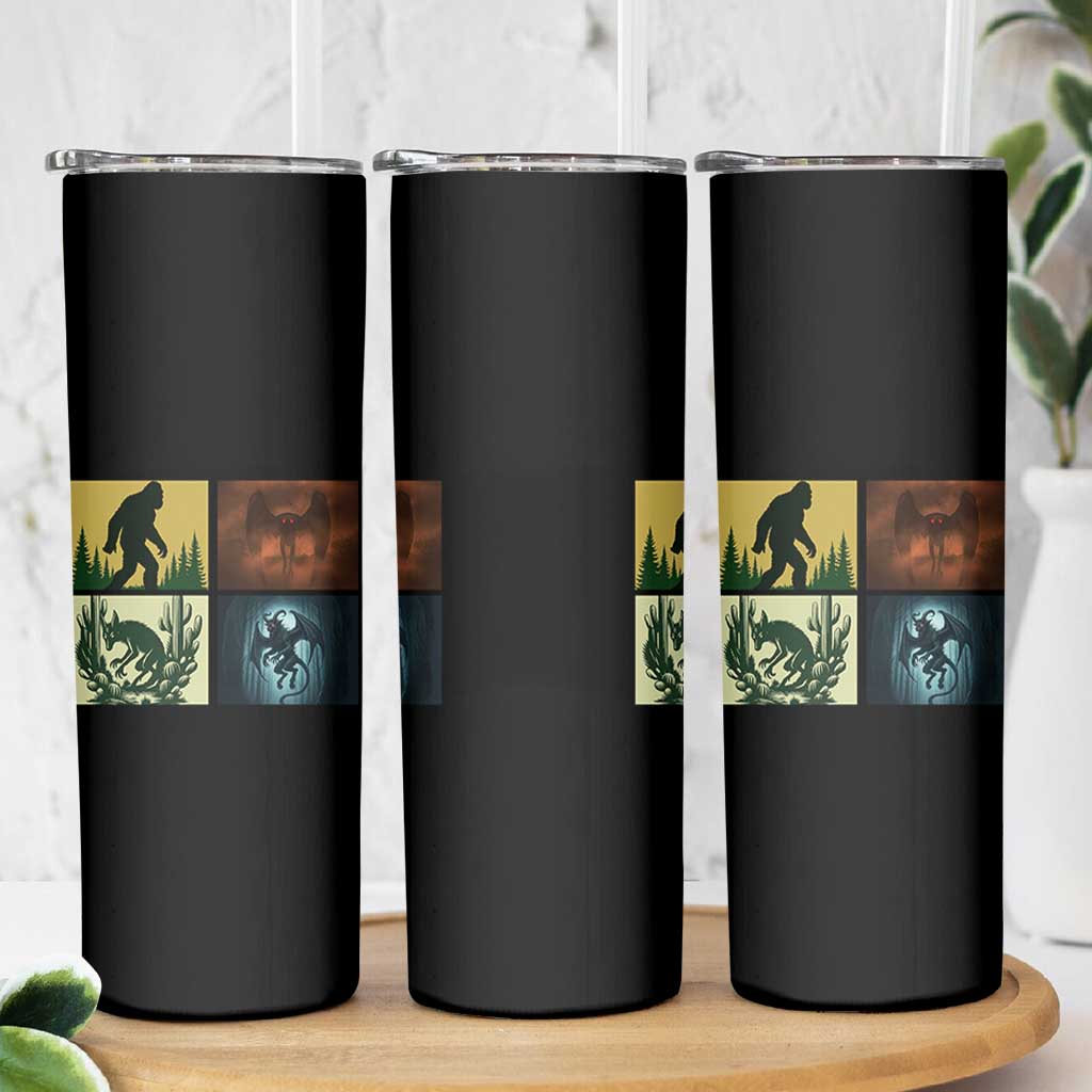 Mothman Bigfoot Chupacabra Jersey Devil Skinny Tumbler Cryptid Legends Gift