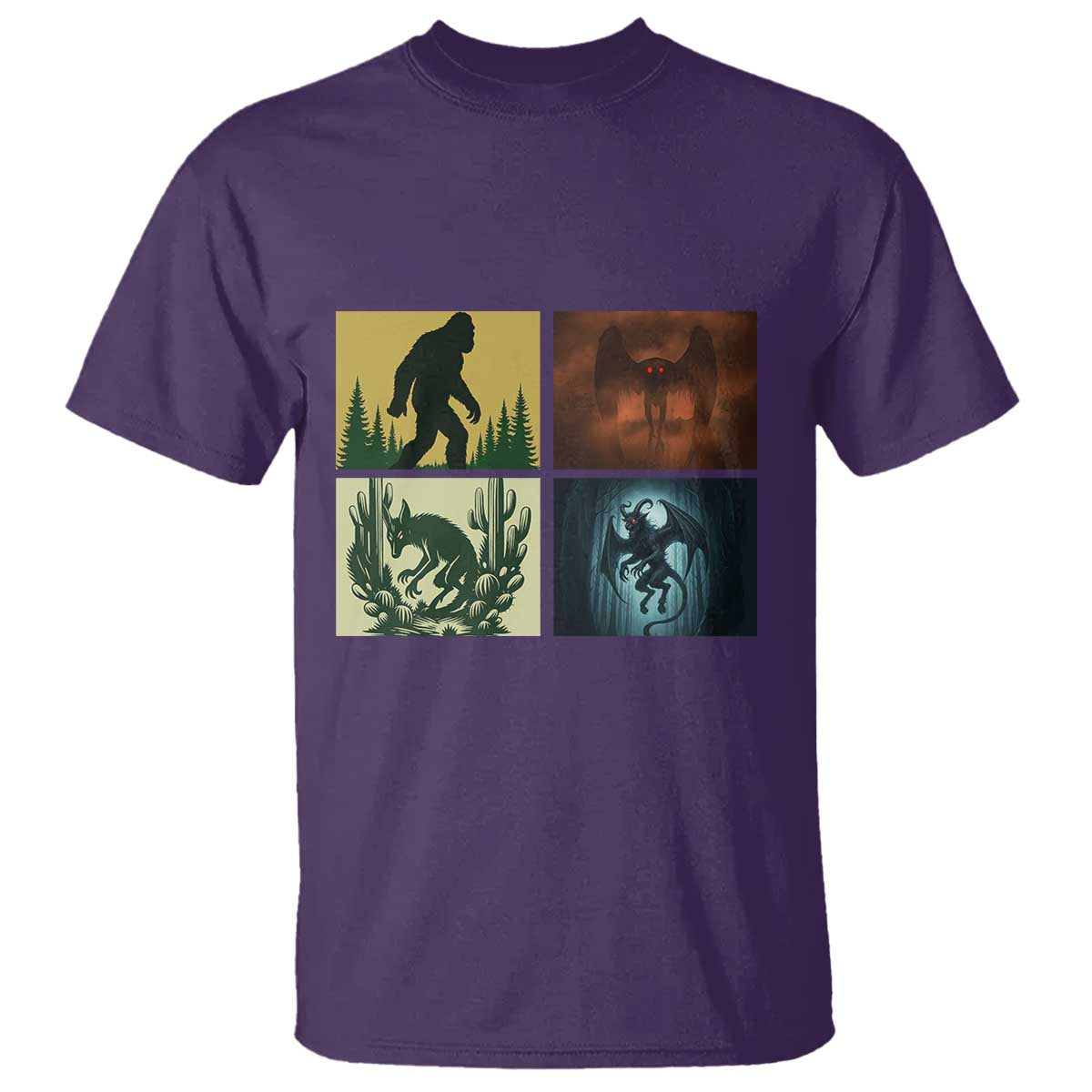 Mothman Bigfoot Chupacabra Jersey Devil T Shirt Cryptid Legends Gift - Wonder Print Shop