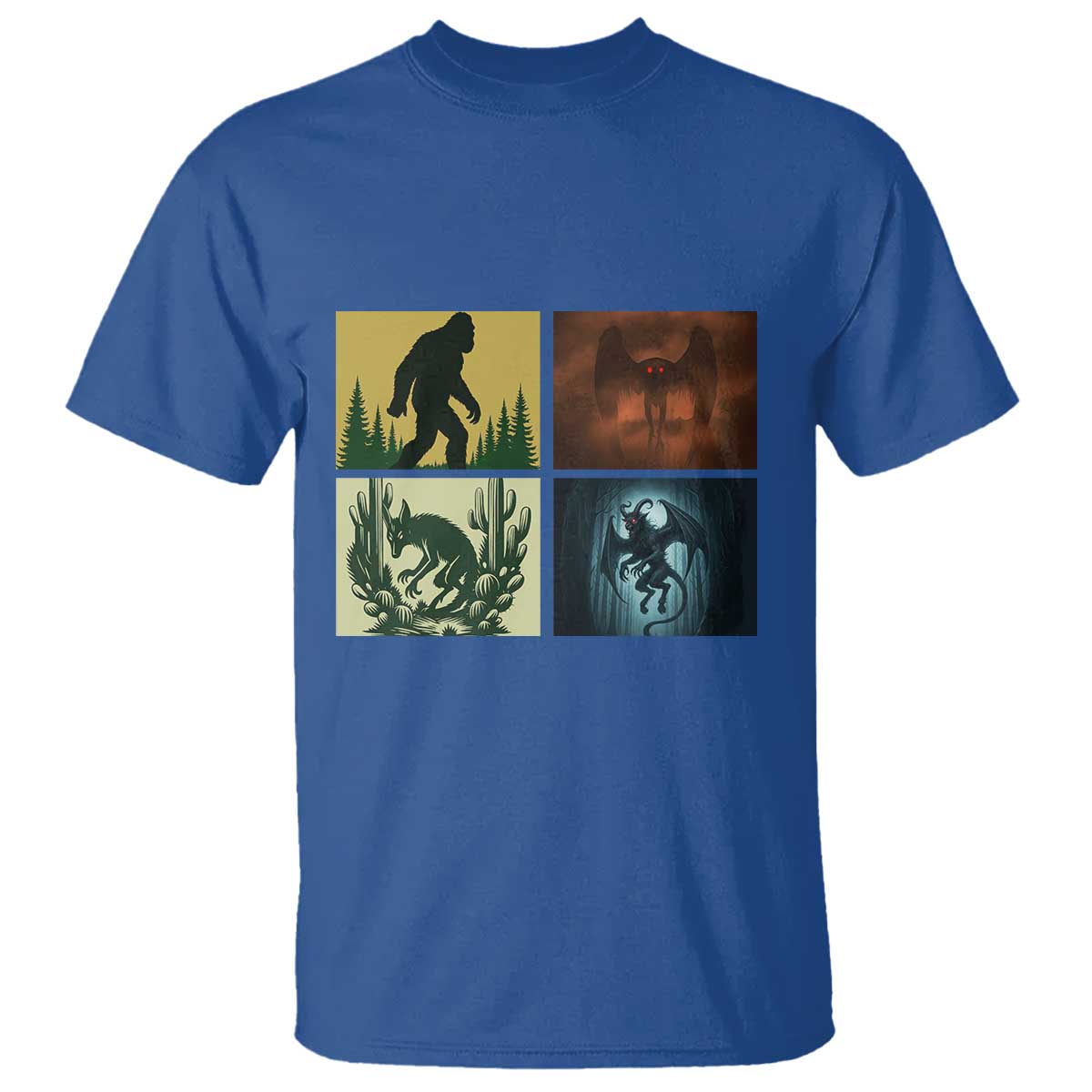 Mothman Bigfoot Chupacabra Jersey Devil T Shirt Cryptid Legends Gift - Wonder Print Shop