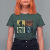 Mothman Bigfoot Chupacabra Jersey Devil T Shirt For Women Cryptid Legends Gift - Wonder Print Shop