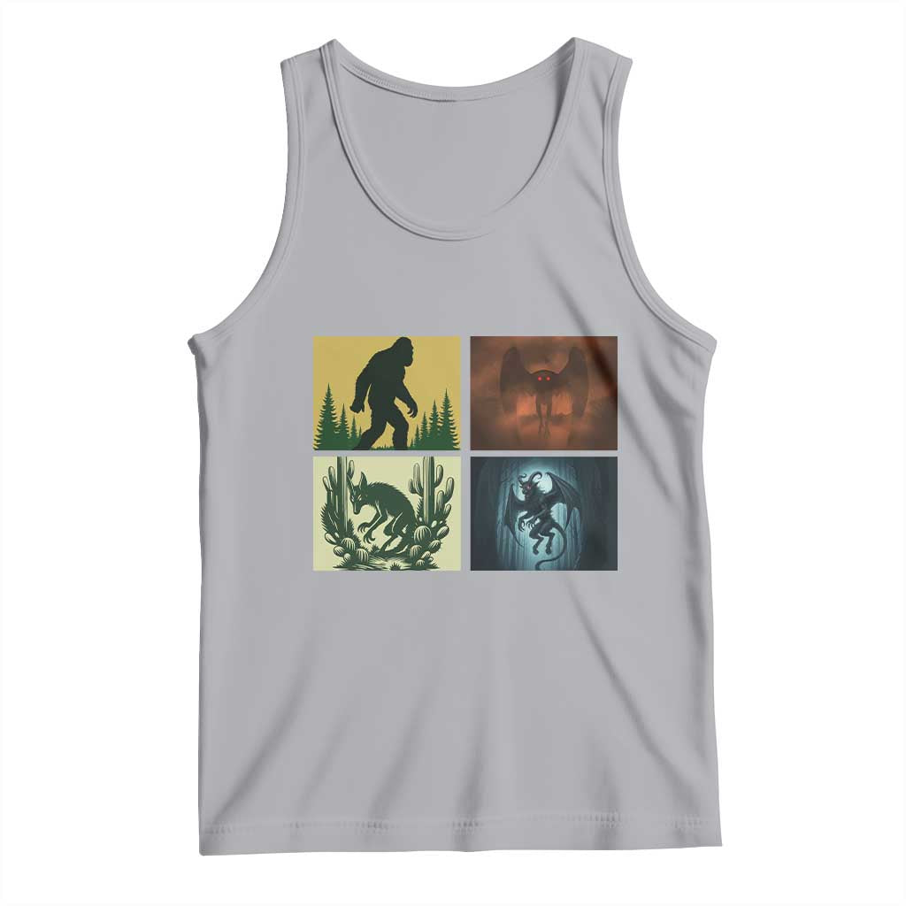 Mothman Bigfoot Chupacabra Jersey Devil Tank Top Cryptid Legends Gift - Wonder Print Shop