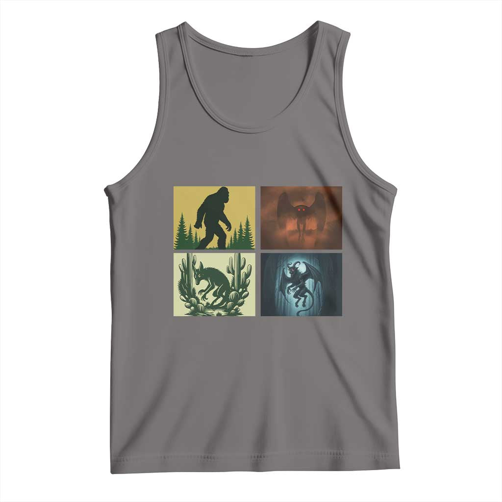 Mothman Bigfoot Chupacabra Jersey Devil Tank Top Cryptid Legends Gift - Wonder Print Shop
