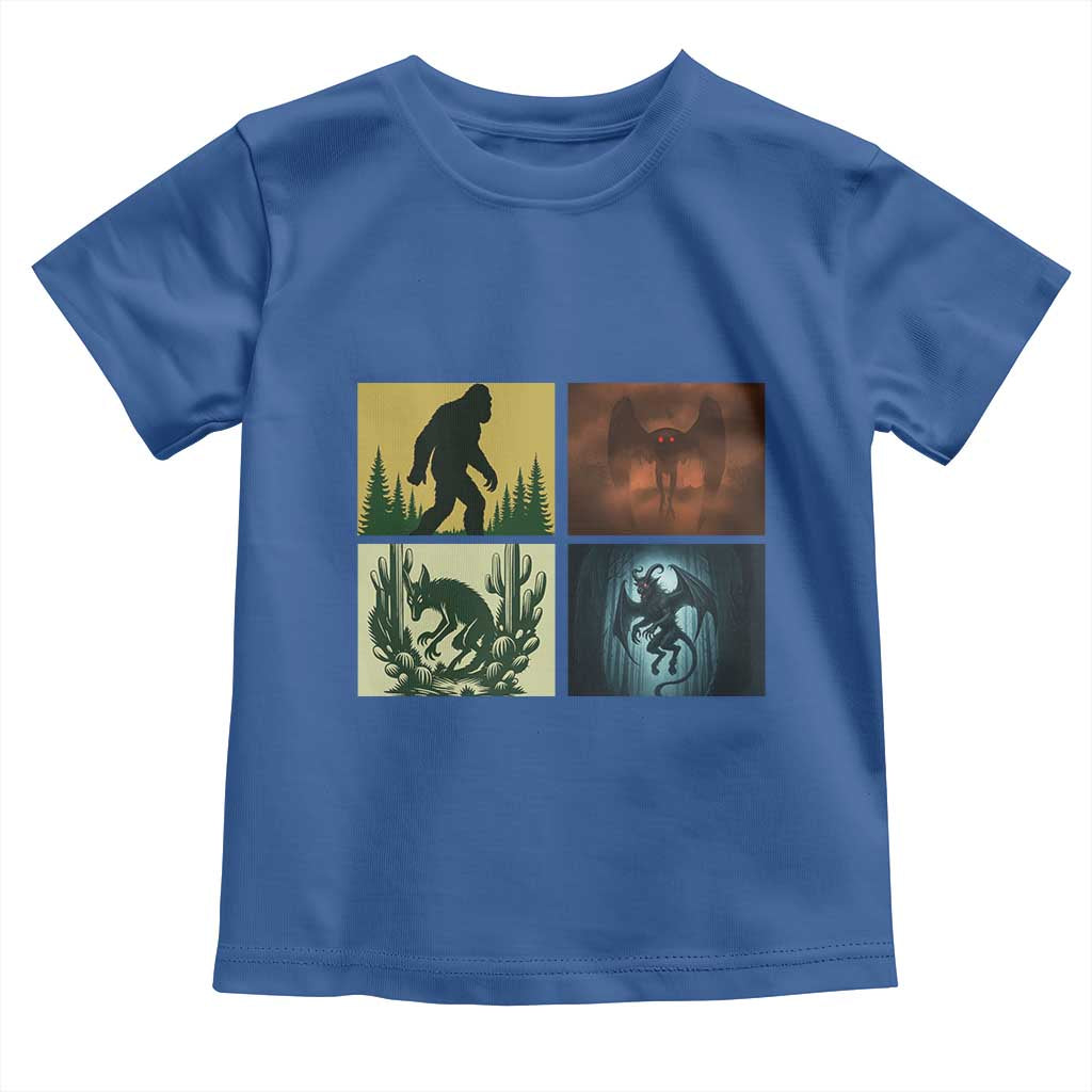 Mothman Bigfoot Chupacabra Jersey Devil Toddler T Shirt Cryptid Legends Gift - Wonder Print Shop