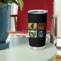Mothman Bigfoot Chupacabra Jersey Devil Tumbler Cup Cryptid Legends Gift