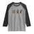 Christmas Cryptid Gift Raglan Shirt Bigfoot Jersey Devil Mothman Santa - Wonder Print Shop