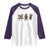 Christmas Cryptid Gift Raglan Shirt Bigfoot Jersey Devil Mothman Santa - Wonder Print Shop