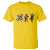 Christmas Cryptid Gift T Shirt Bigfoot Jersey Devil Mothman Santa - Wonder Print Shop