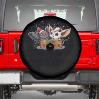 Mothman And Jersey Devil Spare Tire Cover Merry Cryptmas Funny Holiday Gift - Wonder Print Shop