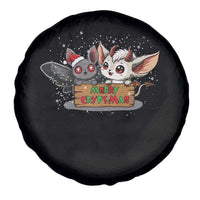 Mothman And Jersey Devil Spare Tire Cover Merry Cryptmas Funny Holiday Gift - Wonder Print Shop