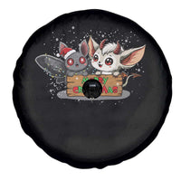 Mothman And Jersey Devil Spare Tire Cover Merry Cryptmas Funny Holiday Gift - Wonder Print Shop