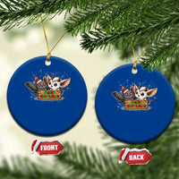 Mothman And Jersey Devil Ceramic Ornament Merry Cryptmas Funny Holiday Gift - Wonder Print Shop