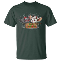 Mothman And Jersey Devil T Shirt Merry Cryptmas Funny Holiday Gift - Wonder Print Shop