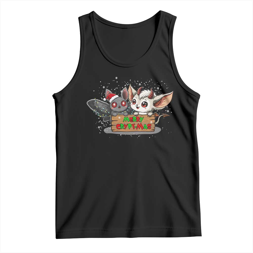Mothman And Jersey Devil Tank Top Merry Cryptmas Funny Holiday Gift - Wonder Print Shop