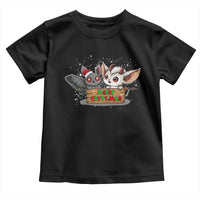 Mothman And Jersey Devil Toddler T Shirt Merry Cryptmas Funny Holiday Gift - Wonder Print Shop