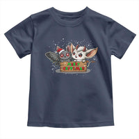 Mothman And Jersey Devil Toddler T Shirt Merry Cryptmas Funny Holiday Gift - Wonder Print Shop