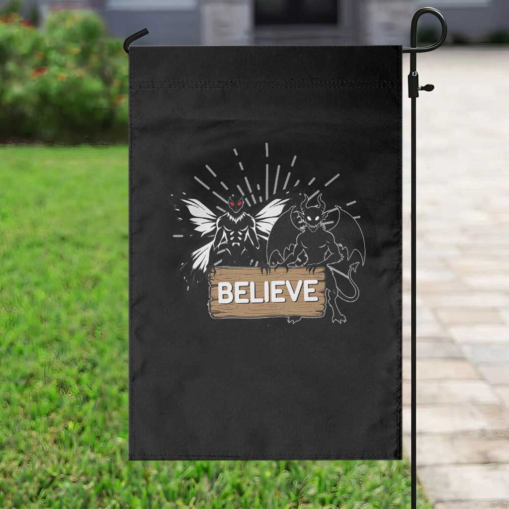 Mothman Jersey Devil Garden Flag Believe Cryptid Folklore Gift - Wonder Print Shop