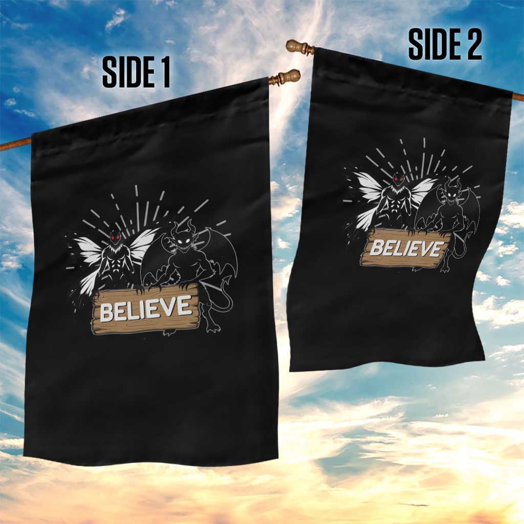 Mothman Jersey Devil Garden Flag Believe Cryptid Folklore Gift - Wonder Print Shop