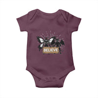 Mothman Jersey Devil Baby Onesie Believe Cryptid Folklore Gift - Wonder Print Shop