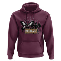 Mothman Jersey Devil Hoodie Believe Cryptid Folklore Gift - Wonder Print Shop