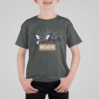 Mothman Jersey Devil T Shirt For Kid Believe Cryptid Folklore Gift - Wonder Print Shop