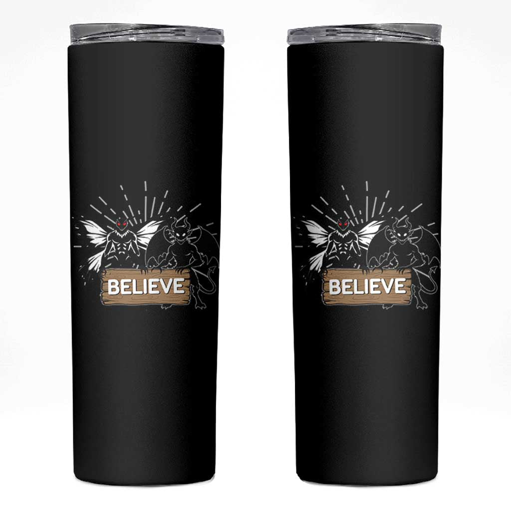 Mothman Jersey Devil Skinny Tumbler Believe Cryptid Folklore Gift
