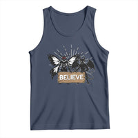 Mothman Jersey Devil Tank Top Believe Cryptid Folklore Gift - Wonder Print Shop