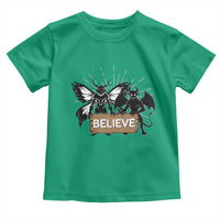 Mothman Jersey Devil Toddler T Shirt Believe Cryptid Folklore Gift - Wonder Print Shop
