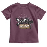 Mothman Jersey Devil Toddler T Shirt Believe Cryptid Folklore Gift - Wonder Print Shop