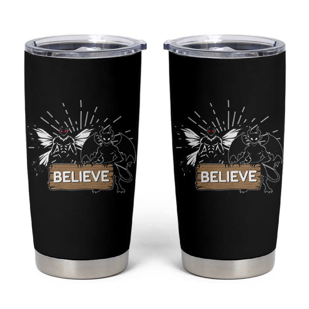 Mothman Jersey Devil Tumbler Cup Believe Cryptid Folklore Gift