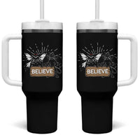 Mothman Jersey Devil Tumbler With Handle Believe Cryptid Folklore Gift