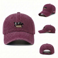 Mothman Jersey Devil Washed Cotton Baseball Cap Believe Cryptid Folklore Gift