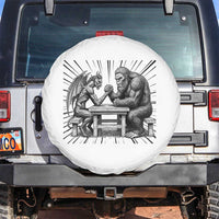 Bigfoot Jersey Devil Spare Tire Cover Arm Wrestling Funny Cryptid Gift - Wonder Print Shop