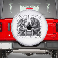 Bigfoot Jersey Devil Spare Tire Cover Arm Wrestling Funny Cryptid Gift - Wonder Print Shop