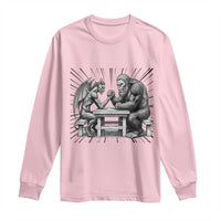 Bigfoot Jersey Devil Long Sleeve Shirt Arm Wrestling Funny Cryptid Gift - Wonder Print Shop