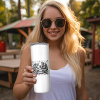 Bigfoot Jersey Devil Skinny Tumbler Arm Wrestling Funny Cryptid Gift