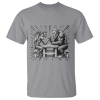 Bigfoot Jersey Devil T Shirt Arm Wrestling Funny Cryptid Gift - Wonder Print Shop