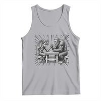 Bigfoot Jersey Devil Tank Top Arm Wrestling Funny Cryptid Gift - Wonder Print Shop