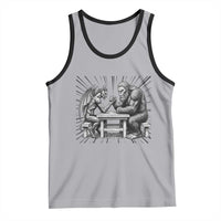 Bigfoot Jersey Devil Tank Top Arm Wrestling Funny Cryptid Gift - Wonder Print Shop