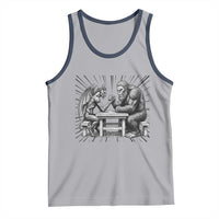 Bigfoot Jersey Devil Tank Top Arm Wrestling Funny Cryptid Gift - Wonder Print Shop